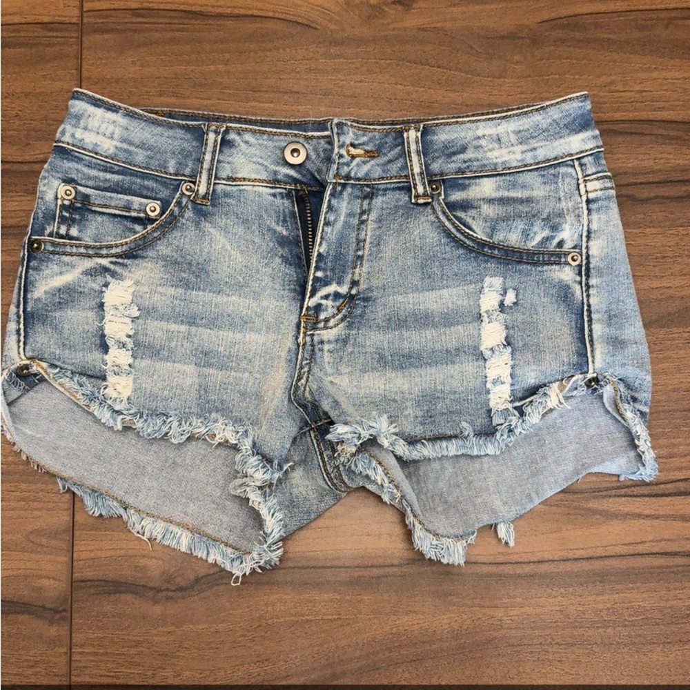 Distressed Denim Women Shorts NWOT